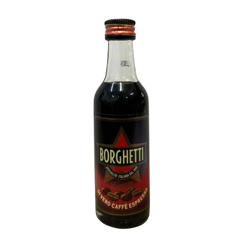 4 PZ Mignon Liquore CAFFE' BORGHETTI 25 % vol. - 5 CL Bomboniera