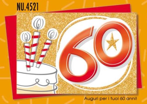 Biglietto 60 ANNI!!!