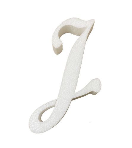 Lettera puzzle corsivo J MAIUSCOLA in polistirolo PER CREARE NOMI